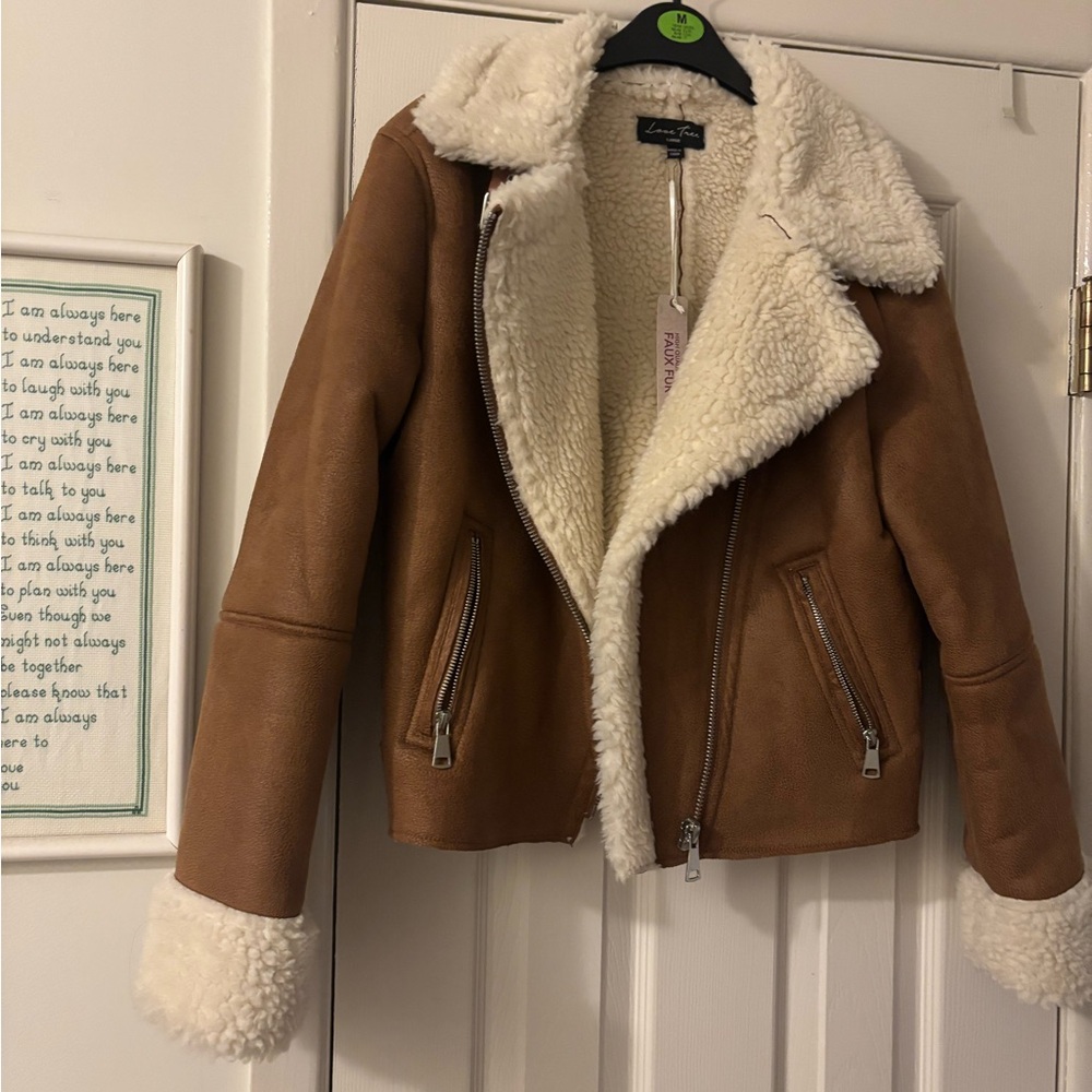 Tan Shearling Jacket